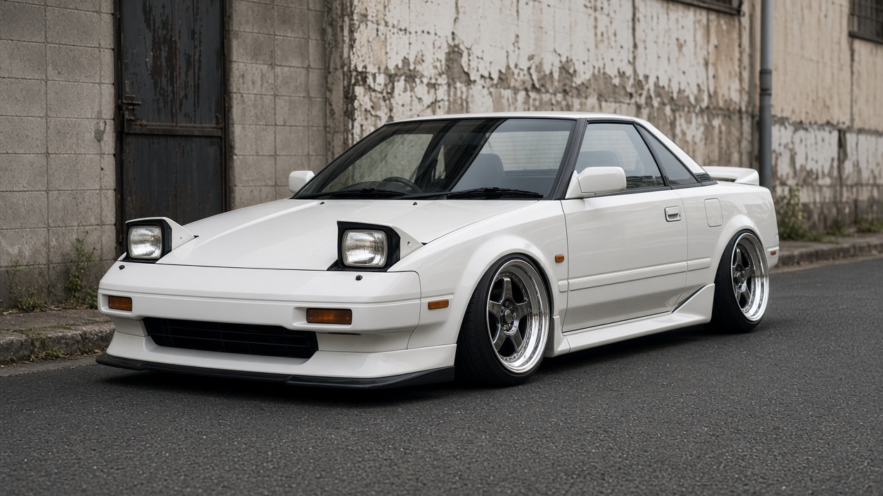 トヨタ MR2 AW11 (84-89) タイヤ・ホイールサイズ一覧｜PCD 4×100｜純正～インチアップ 前3/4