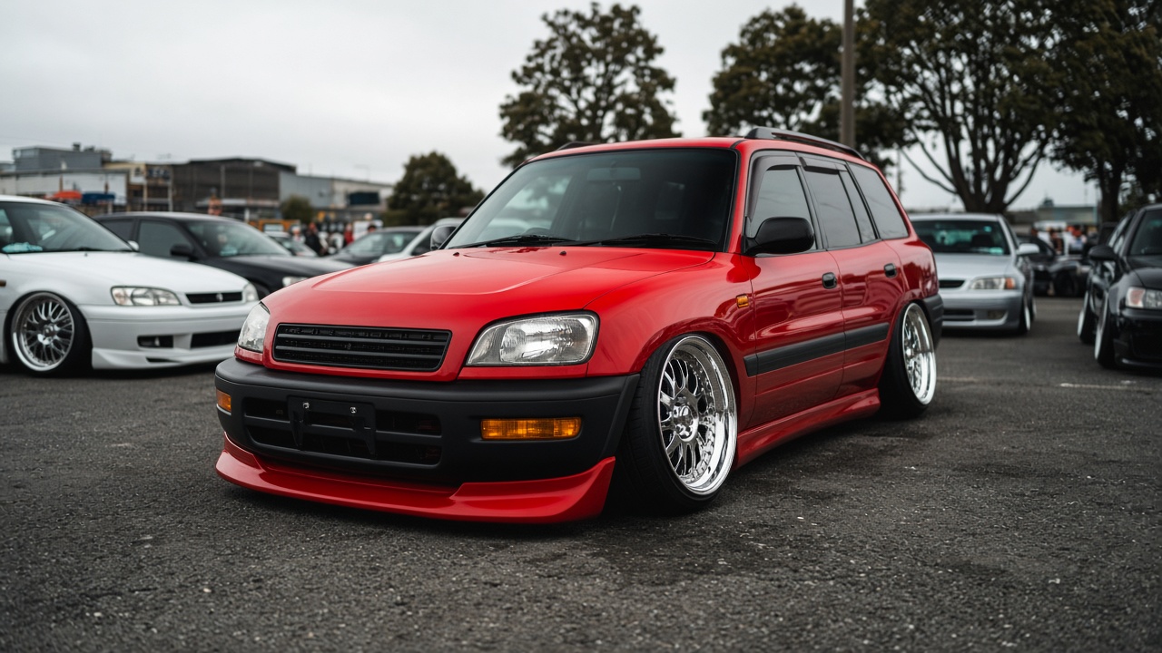 トヨタ RAV4(SXA10) ホイール・タイヤサイズ表｜純正〜インチアップ〜ツライチ カスタム custom