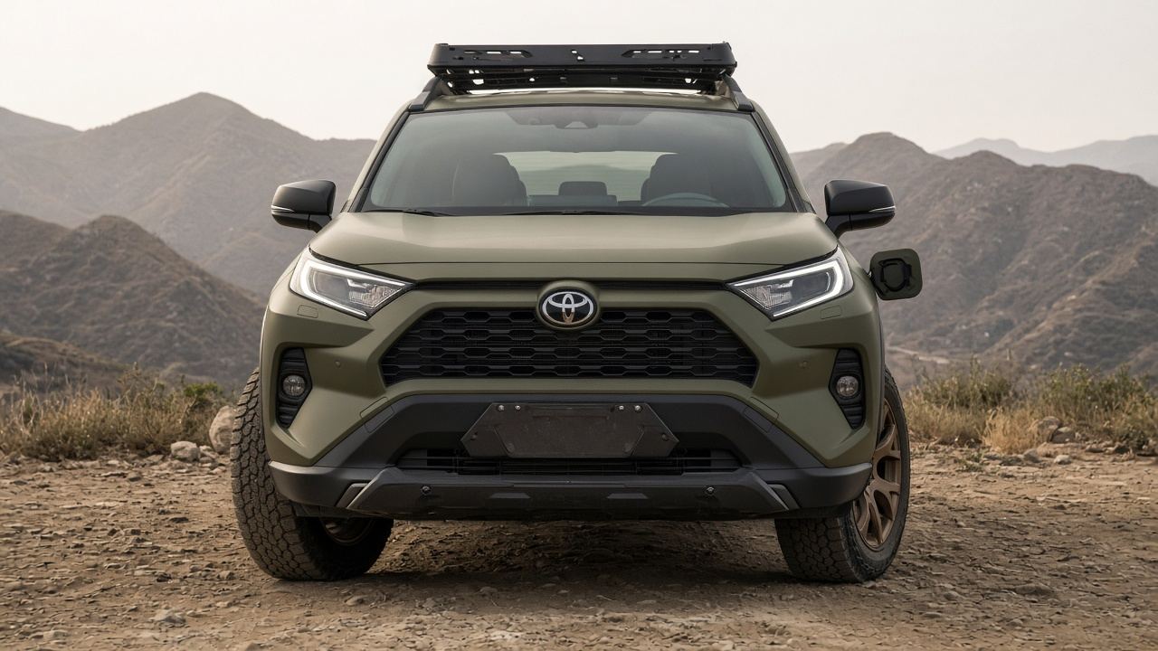 トヨタ RAV4 PHV(AXAP54) タイヤ・ホイールの確認ポイント 正面