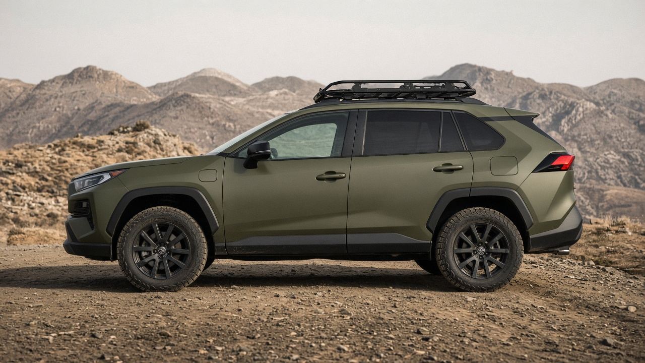 トヨタ RAV4 PHV(AXAP54) タイヤ・ホイールの確認ポイント 真横