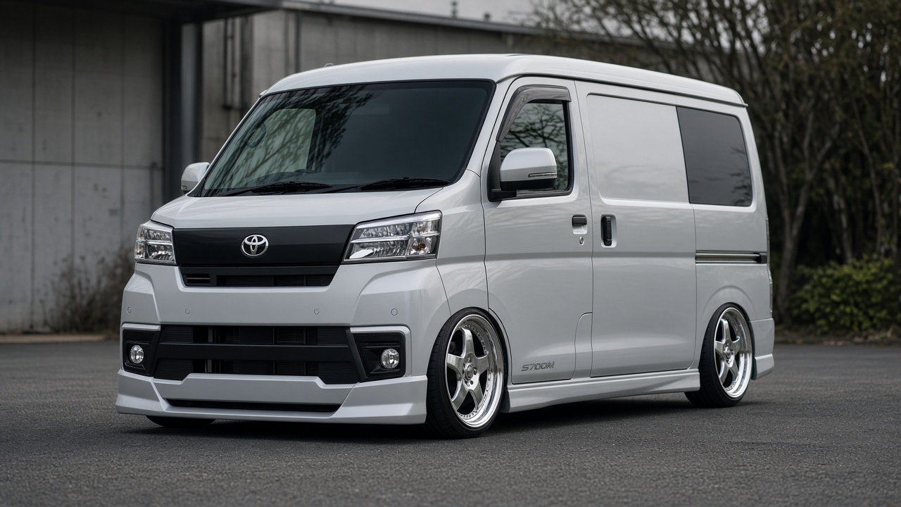 トヨタ ピクシスバン(S700M) ホイール・タイヤサイズ表｜純正〜インチアップ〜ツライチ 前3/4