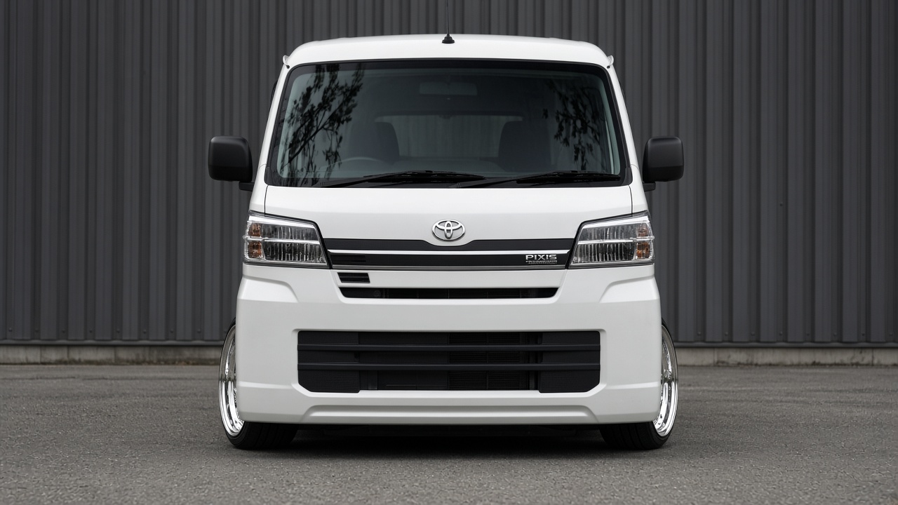 トヨタ ピクシスバン(S700M) ホイール・タイヤサイズ表｜純正〜インチアップ〜ツライチ 正面