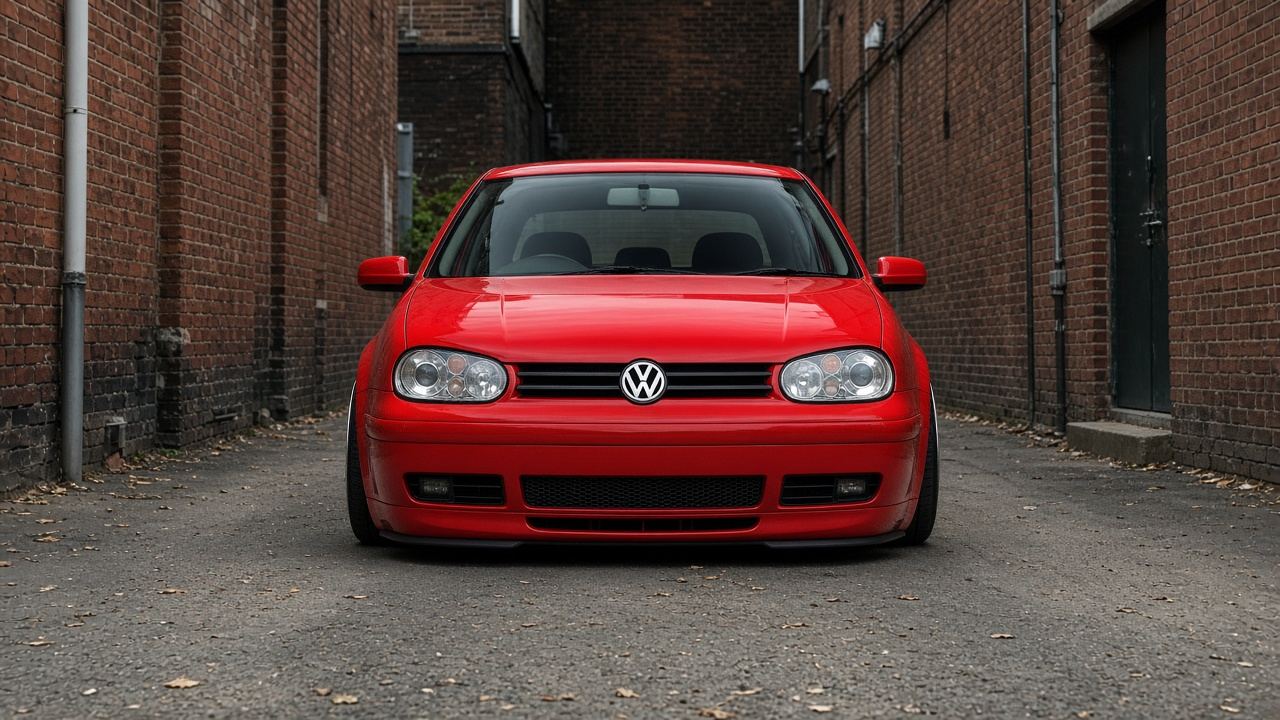 フォルクスワーゲン ゴルフ Mk4 (1J) (1997-2003) こだわりの足元を選べ｜タイヤ＆ホイール【PCD 5×100】 正面