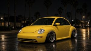 フォルクスワーゲン ニュービートル 9C(1999-2010) ホイール・タイヤサイズ表｜純正〜インチアップ〜ツライチ カスタム custom