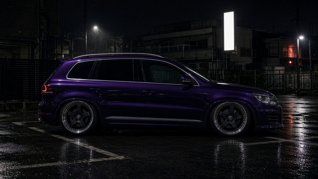 フォルクスワーゲン Tiguan (2008-2016) タイヤ・ホイールサイズ一覧|PCD 5×112|純正〜インチアップ 真横