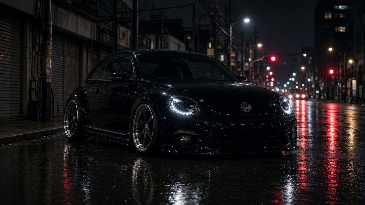 フォルクスワーゲン ザ・ビートル 16C(2012-2019) ホイール・タイヤサイズ表|純正〜インチアップ〜ツライチ カスタム custom